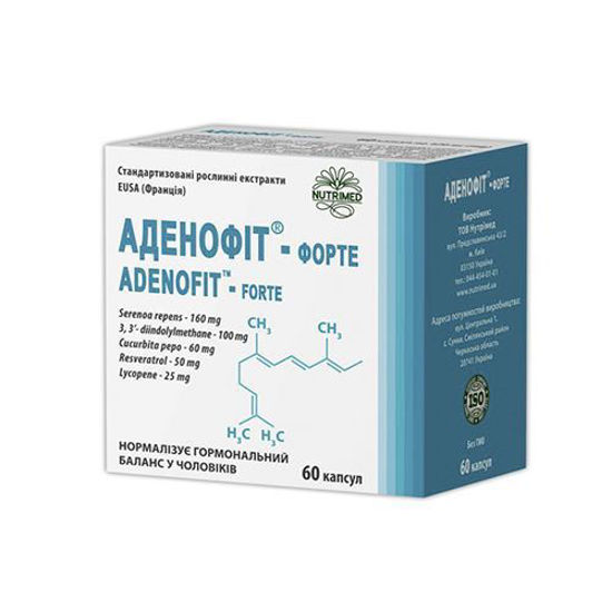 Світлина Аденофіт-форте капсули 420 мг №60